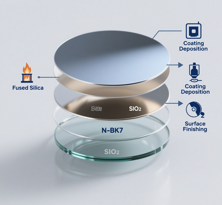 Materials, Coatings & Manufacturing of Spherical Mirrors