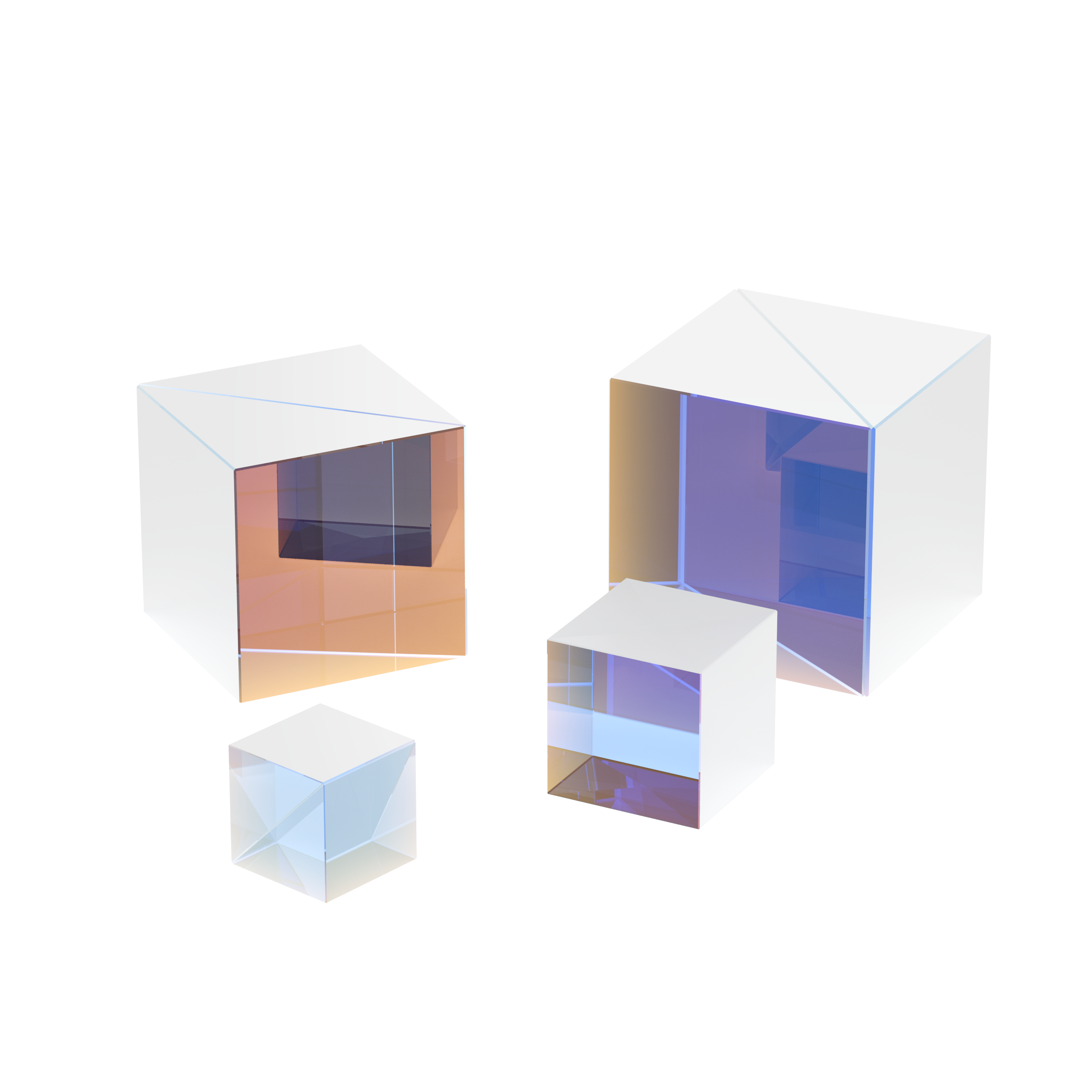 Broadband Polarizing Cube Beamsplitters