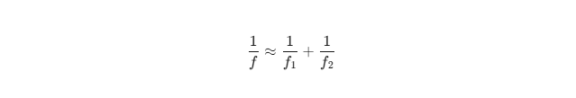 Thin-Lens Approximation and Focal Length Calculations2