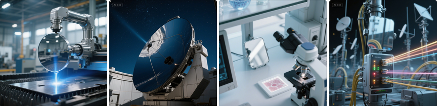 Industrial Applications of Optical Mirrors
