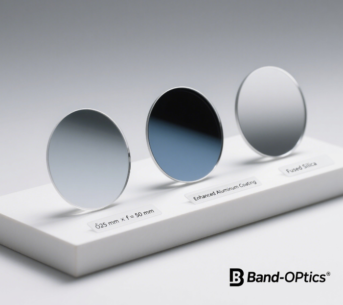 Spherical Mirror Products from Band-Optics