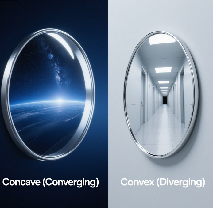 Types of Spherical Mirrors & Their Unique Characteristics