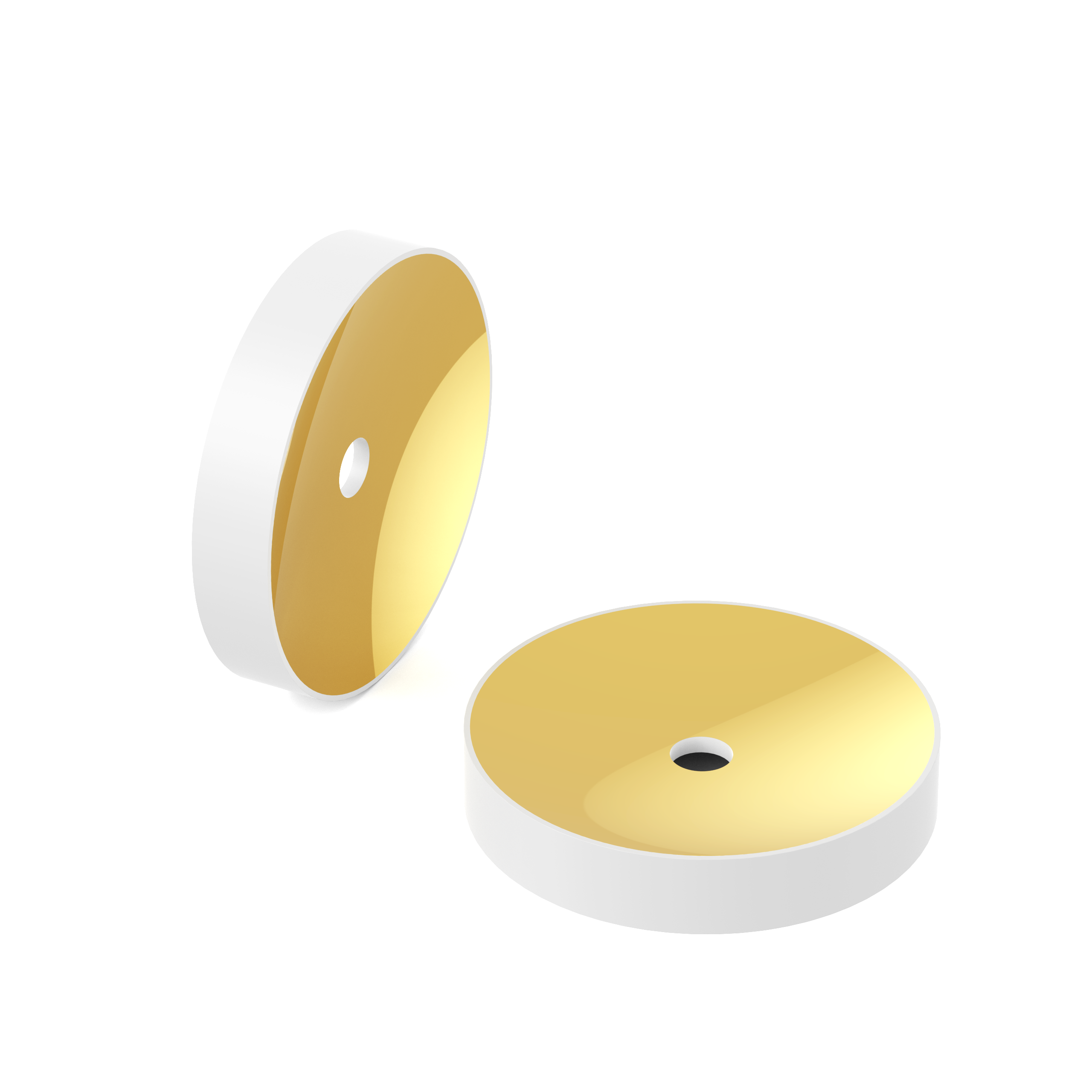 Gold Coated Concave Mirrors
