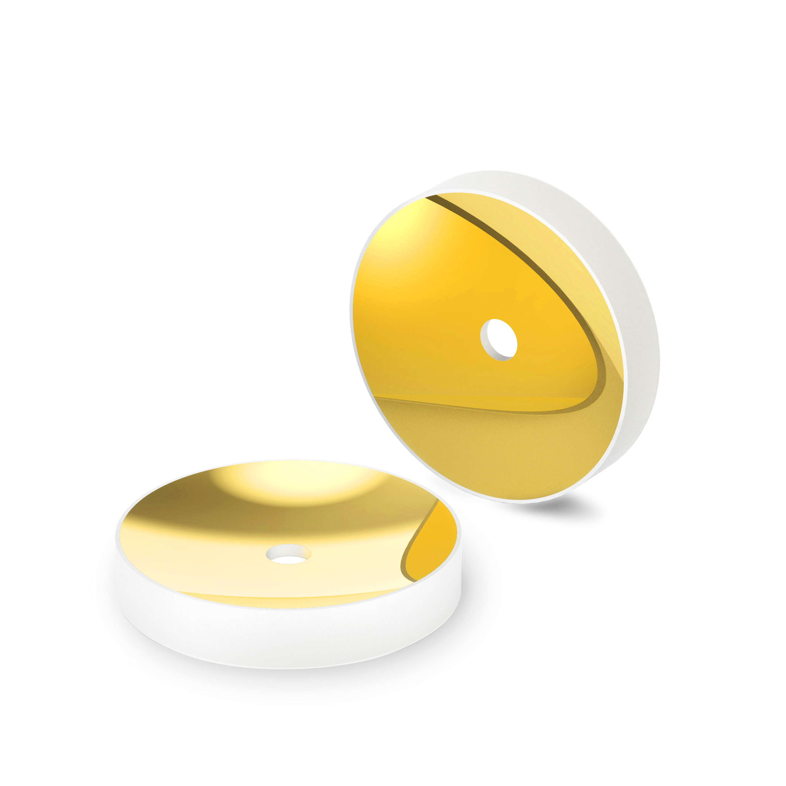 Gold Coated Concave Mirrors