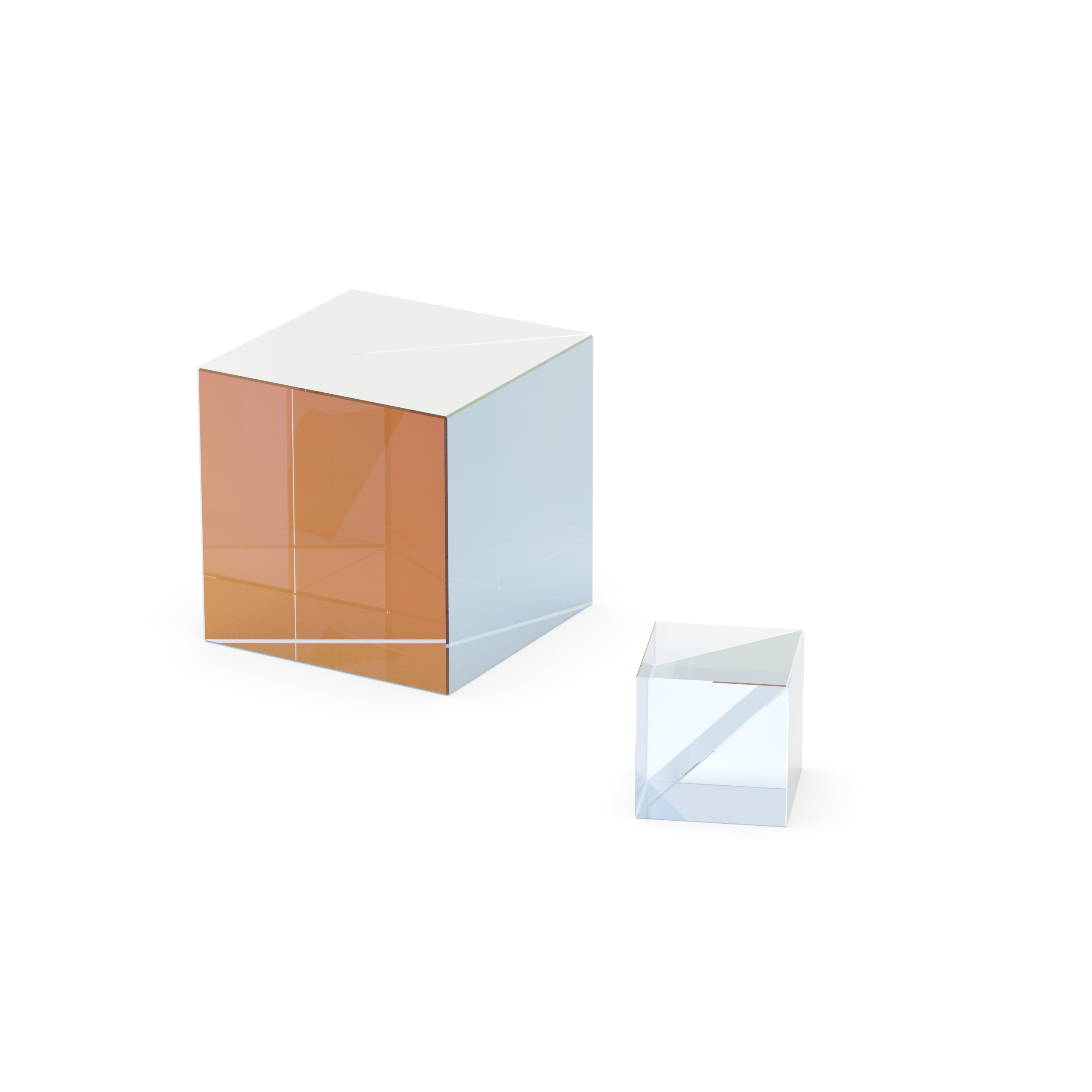 Non-Polarizing Cube Beamsplitters